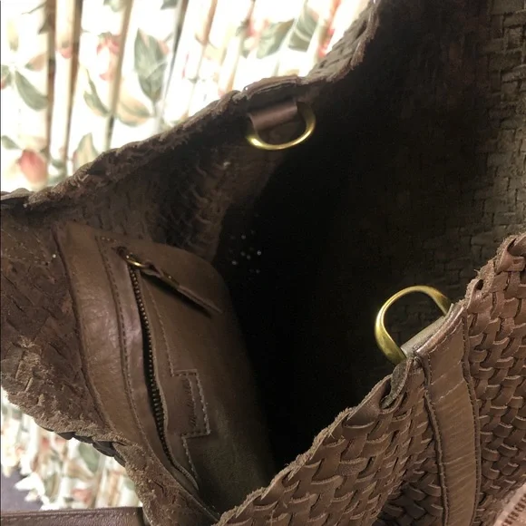 Madewell Olive Woven Shoulder Bag - Picture 3 of 13
